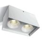 ONE Light COB Indoor Square Cylinders - plafonnier - 18 x 10 x 10,7 cm - 2 x 11W LED incl. - blanc