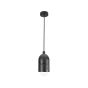 Nova Luce Alanzo - lampe suspendue - Ø 10 x 120 cm - noir