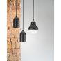 Nova Luce Alanzo - lampe suspendue - Ø 10 x 120 cm - noir