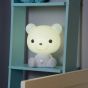 Lucide Dodo Bear - lampe enfant - 25 cm - 3W LED dimmable incl - blanc