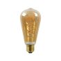 Lucide Ampoule LED Capteur crépusculaire - Ø 6 cm - E27 - 4W non-dimmable - 2200K - ambre