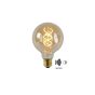 Lucide Ampoule LED Capteur crépusculaire - Ø 9,5 x 13,8 cm - E27 - 4W non-dimmable - 2200K - ambre