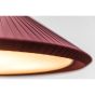 Faro Saigon-in - lampe suspendue - Ø 130 x 76 cm - bordeaux