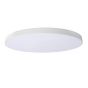 Lucide Unar - plafonnier - Ø 80 x 5 cm - 80W LED dimmable incl - 3 niveaux de dimmer - blanc