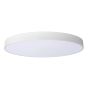 Lucide Unar - plafonnier - Ø 60 x 5 cm - 60W LED dimmable incl - 3 niveaux de dimmer - blanc