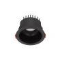 Nova Luce Luela - spot encastré - Ø 11,5 cm - taille encastrée Ø 10,5cm - 20W LED incl. - noir