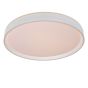 Lucide Nuria - plafonnier - Ø 50 x 7,5 cm - 36W LED incl. - 3 niveaux de gradation - blanc