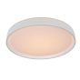 Lucide Nuria - plafonnier - Ø 50 x 7,5 cm - 36W LED incl. - 3 niveaux de gradation - blanc