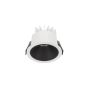 Nova Luce Brady - spot encastré - Ø 10 x 7,5 cm - Ø 90 mm encastré - 10W LED incl. - IP67- blanc avec noir