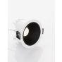 Nova Luce Brady - spot encastré - Ø 10 x 7,5 cm - Ø 90 mm encastré - 10W LED incl. - IP67- blanc avec noir