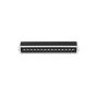 Nova Luce Cantia - spot à encastrer - 46 x 8,2 cm - 443 x 72 mm taille d'encastrement - 22,5W LED incl. - noir - blanc chaud