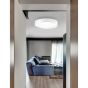 Nova Luce Fano - plafonnier - Ø 50 x 15,5 cm - 34W LED incl. - blanc