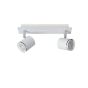 Lucide Rilou - spot en saillie - 26 x 7,5 x 12 cm - 2 x 4,5W LED dimmable incl - blanc