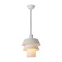 Lucide Jaden - lampe suspendue - Ø 24 x 151 cm - blanc