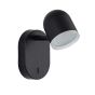 Brilliant Gretchen - spot en saillie avec interrupteur - 8,5 x 15 x 15 cm - 4,2W LED incl - noir mat