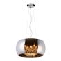 Lucide Pearl - lampe suspendue - Ø 40 x 145 cm - chrome