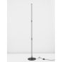 Nova Luce Handy - lampadaire - 171 cm - 25W LED incl. - noir sable