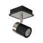 Lucide Lennert - spot pour montage en saillie 1L - 11,6 x 10 x 12,5 cm - 5W LED dimmable incl - noir