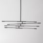 Nova Luce Raccio - lampe suspendue - 84 x 80 x 81 cm - 40W LED dimmable incl. - noir