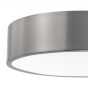 Nova Luce Finezza - plafonnier - Ø 45 x 11 cm - nickel satiné et blanc mat