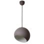 Lucide Bobo - lampe suspendue - 28 x 28 x 170 cm - 15W LED incl - gris mat