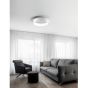 Nova Luce Rando - plafonnier - Ø 45 x 11 cm - 30W dimmable LED incl - blanc