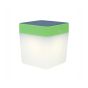 Lutec Table Cube - lampe solaire de table pour l'extérieur - 12 x 12 x 13 cm - 3 niveaux de gradation - 1W LED incl. - IP44 - vert