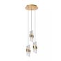 Lucide Kligande - lampe suspendue - Ø 25 x 150 cm - 3 x 8W LED incl - or