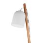 Nova Luce Mutanti - lampadaire - 160 cm - blanc et marron