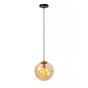 Lucide Monsaraz - lampe suspendue - Ø 25 x 161 cm - ambre