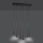 Emibig Selter 6 - lampe suspendue - 59 x 22 x 120 cm - noir