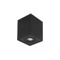 Nova Luce Rende - spot en saillie - 9,6 x 9,6 x 12,5 cm - noir