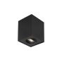 Nova Luce Rende - spot en saillie - 9,6 x 9,6 x 12,5 cm - noir