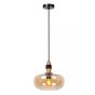 Lucide Ilona - lampe suspendue - Ø 30 x 162 cm - noir