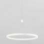 Nova Luce Empatia - lampe suspendue - Ø 60 x 120 cm - 35W LED dimmable incl. - blanc sable