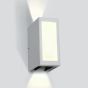 ONE Light Wall Adjustable Beams - applique murale extérieure - 8 x 13,5 x 17 cm - 9W LED incl - IP54 - blanc