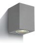 ONE Light GU10 Outdoor Cube Lights - appliques d'extérieur - 7 x 7,7 x 10 cm - IP65 - gris