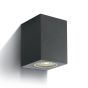 ONE Light GU10 Outdoor Cube Lights - appliques d'extérieur - 7 x 7,7 x 10 cm - IP65 - anthracite