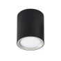 Nordlux Fallon Long - spot en saillie 1L - Ø 10 cm - fonction Moodmaker à 4 niveaux - LED 5,5W dimmable incl. - noir