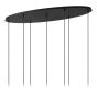 Lucide Eloise - lampe suspendue - 135 x 40 x 150 cm- noir