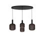 Lucide Eloise - lampe suspendue - 93 x 41 x 150 cm- noir