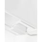 Nova Luce Bilbao - plafonnier - 56 x 56 x 8,5 cm - 42W LED incl. - blanc