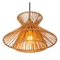 Lucide Tasman - lampe suspendue - Ø 32 x 150 cm - naturel