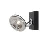 Lucide Xentrix 1 - spot en saillie - 9 x 18,5 x 11 cm - 12W LED dimmable incl. - noir