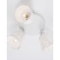 Nova Luce Sion - spot en saillie 3L - Ø 19 x 17,7 cm - blanc sable