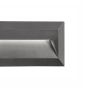 Nova Luce Pulsar - applique d'extérieur - 23 x 3 x 8 cm - 2W LED incl. - IP54 - gris foncé