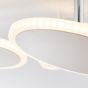 Brilliant Arre - applique/plafonnier - 45 x 45 x 11,5 cm - 3 niveaux de gradation - 42W LED incl. - blanc et or