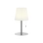 Brilliant Punto - lampe de table - Ø 15,5 x 29 cm - 1,8W dimmable LED incl - IP44 - gris et blanc - RGB