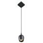 Lucide Preston - lampe suspendue - 10 x 10 x 146,7 cm - IP44 - noir