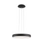 Nova Luce Gap - lampe suspendue - Ø 51 x 120 cm - 50W LED incl. - noir